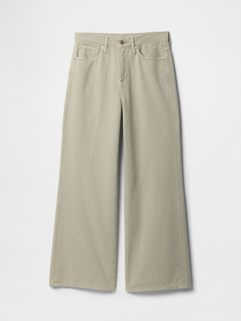 High Rise Wide-Leg Jeans