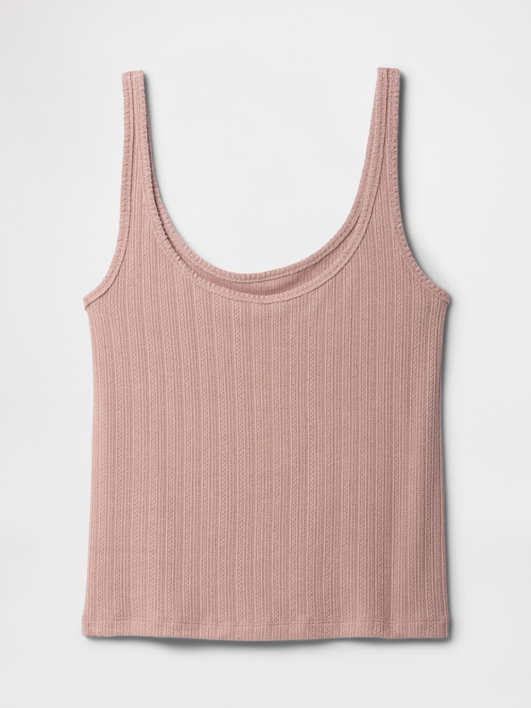 Pointelle PJ Tank Top