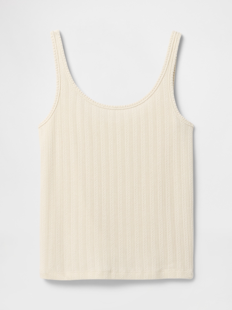 Pointelle PJ Tank Top