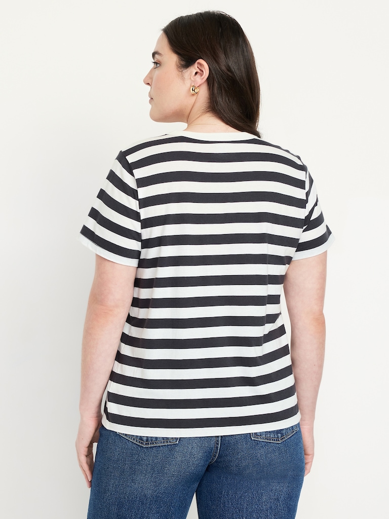 EveryWear Crew-Neck Striped T-Shirt