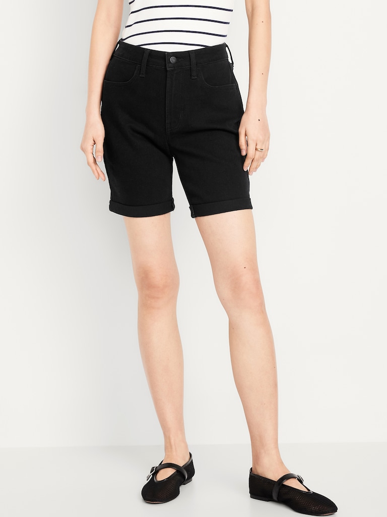 High-Waisted OG Jean Shorts -- 7-inch inseam