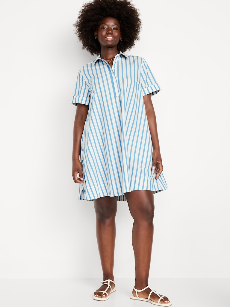 Mini Swing Shirt Dress