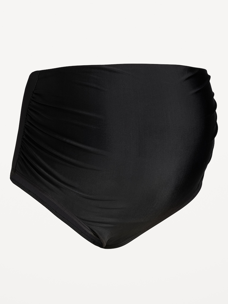 Maternity High-Waisted Swim Bottoms
