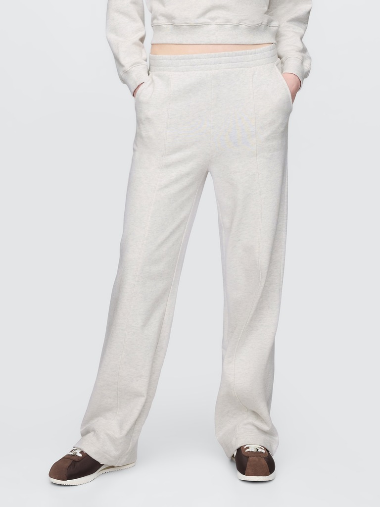 Heavyweight French Terry Seamed Straight Sweatpants