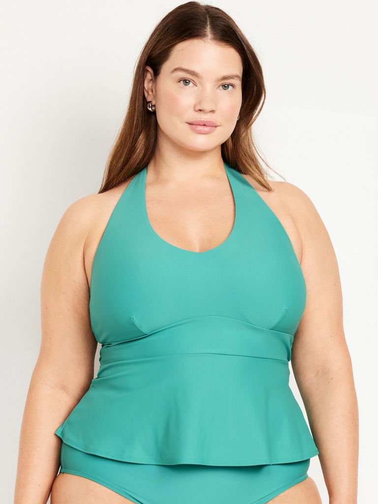 Matte Tankini Swim Top