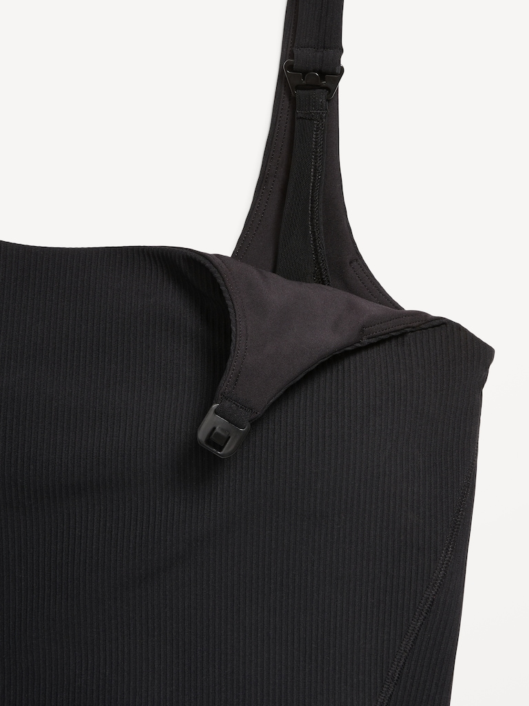 Maternity PowerSoft Rib Nursing Sports Bra