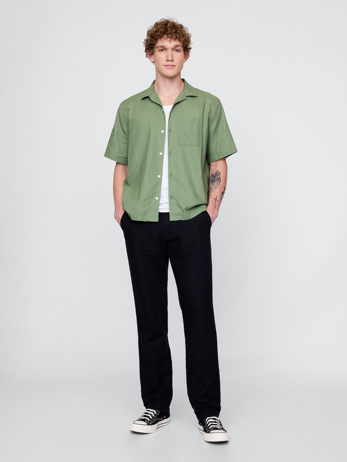 Linen-Cotton Shirt