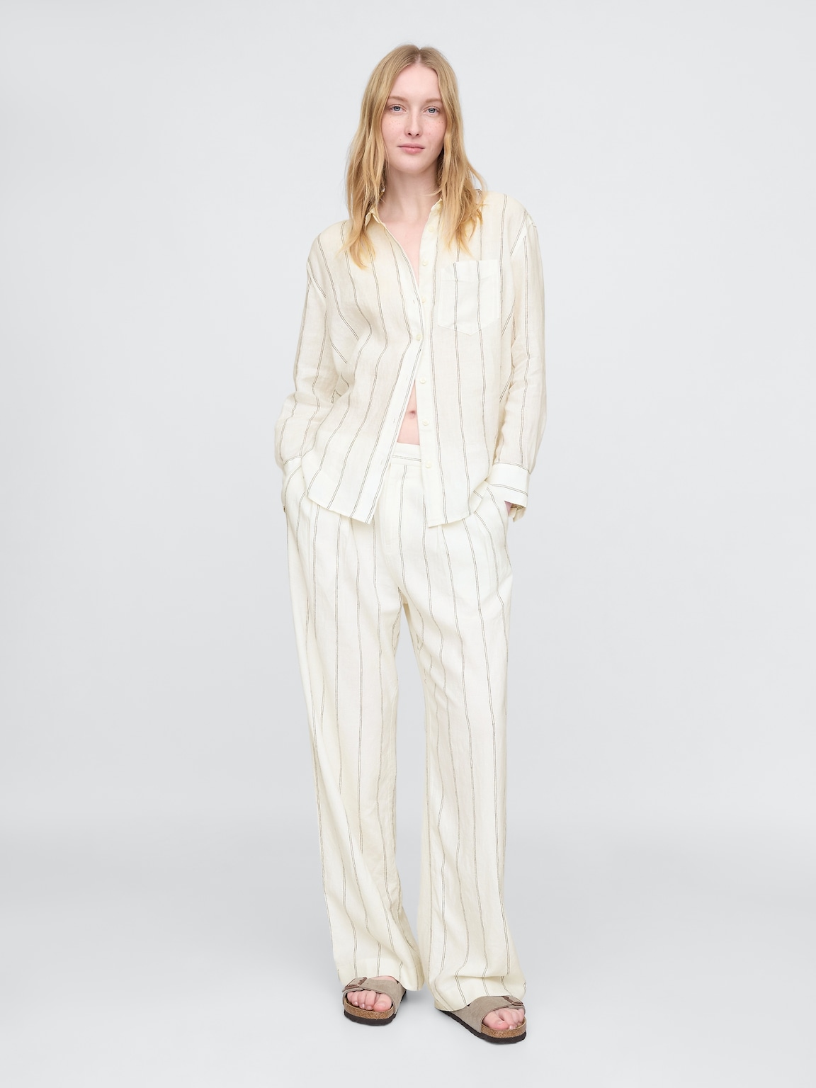 100% Linen Oversized Shirt