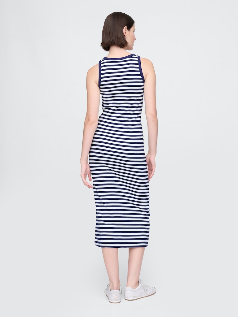 Rib Midi Tank Dress