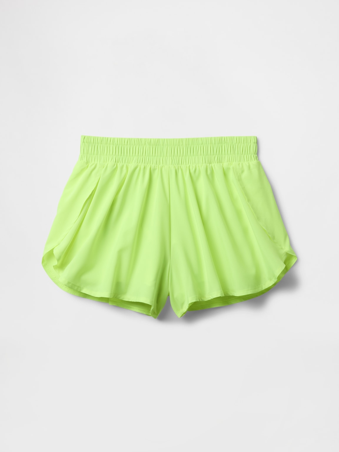Kids Quick-Dry Butterfly-Hem Run Shorts