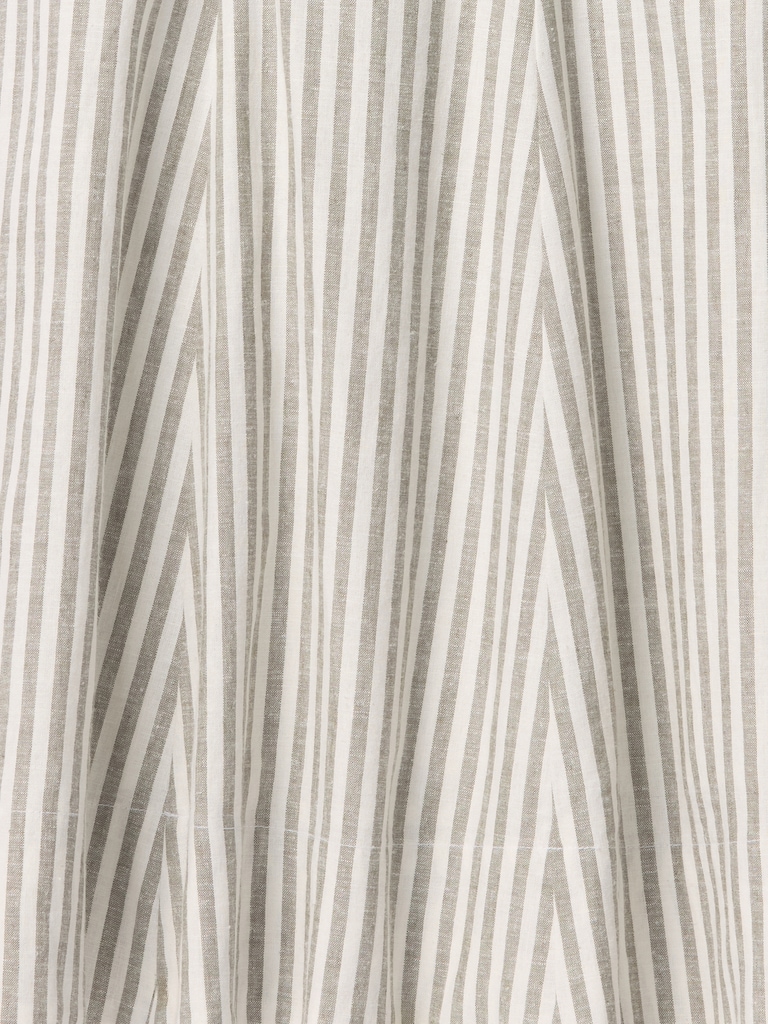 Linen-Blend Mini Dress