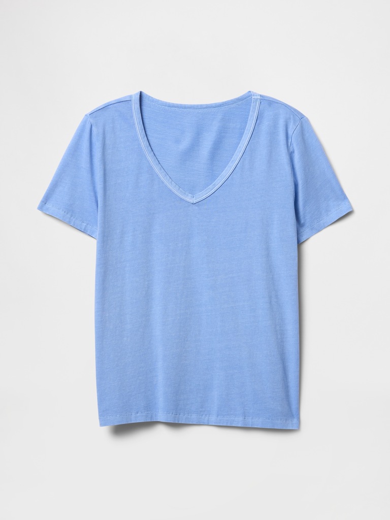Organic Cotton VintageSoft V-Neck T-Shirt