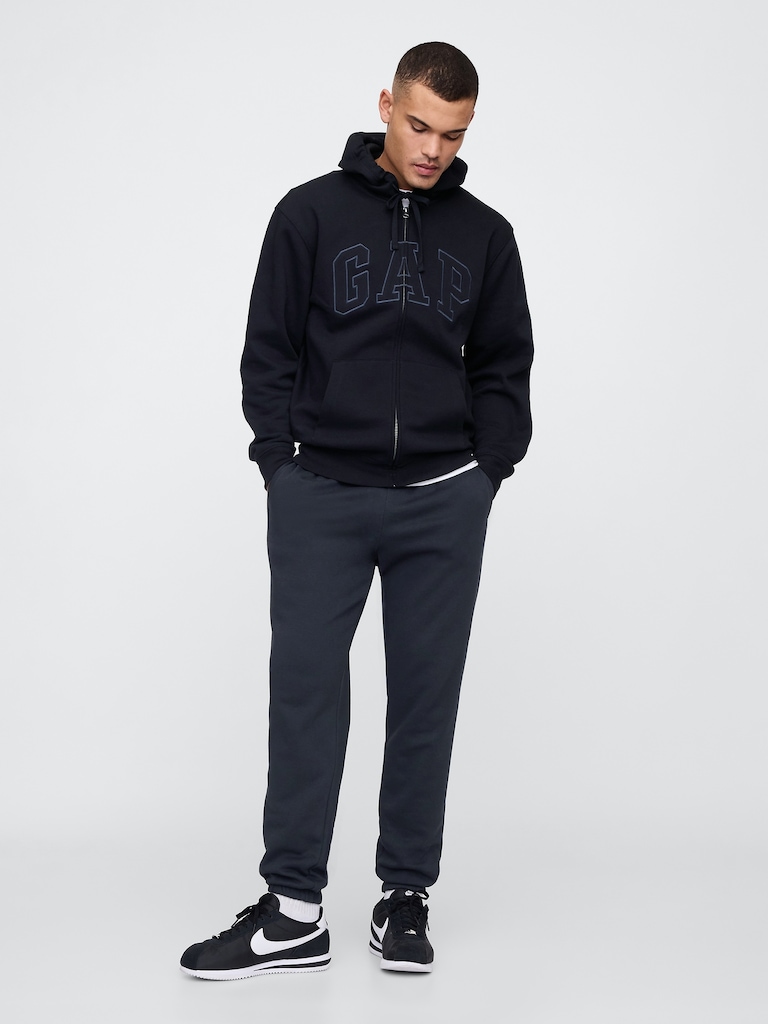 Relaxed Gap Logo Zip Hoodie