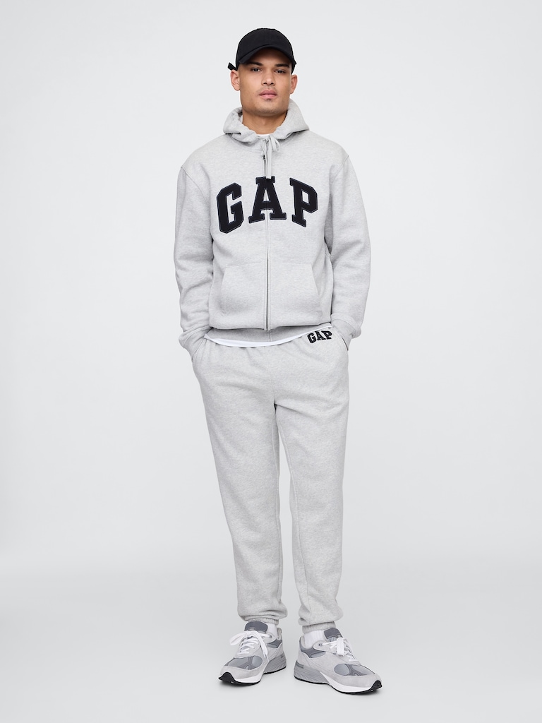 Relaxed Gap Logo Zip Hoodie