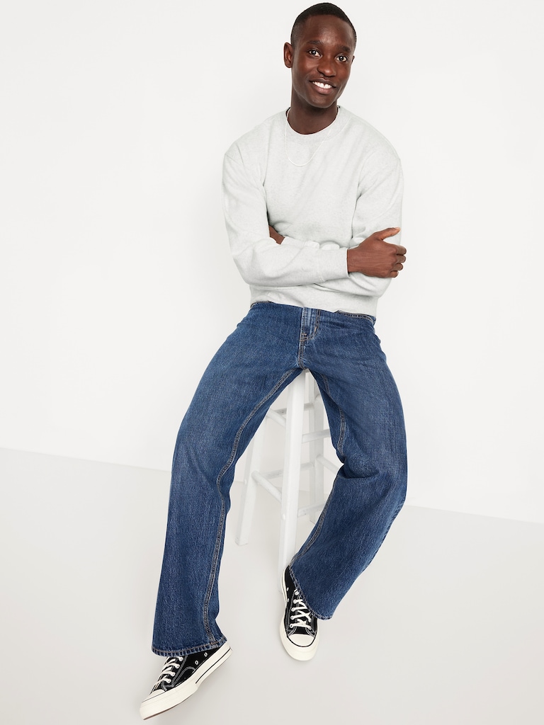 Loose Rotation Crew-Neck Sweatshirt