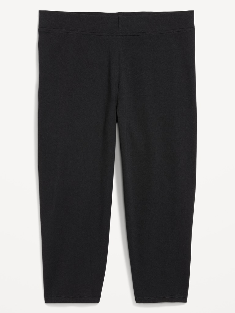 High-Waisted Fashion Layering Capri Legging