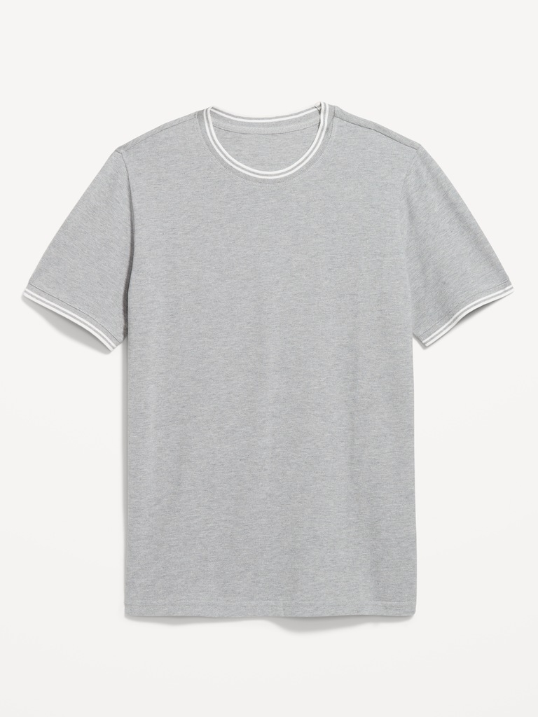 Textured Pique T-Shirt