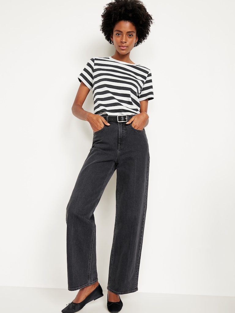 EveryWear Crew-Neck Striped T-Shirt