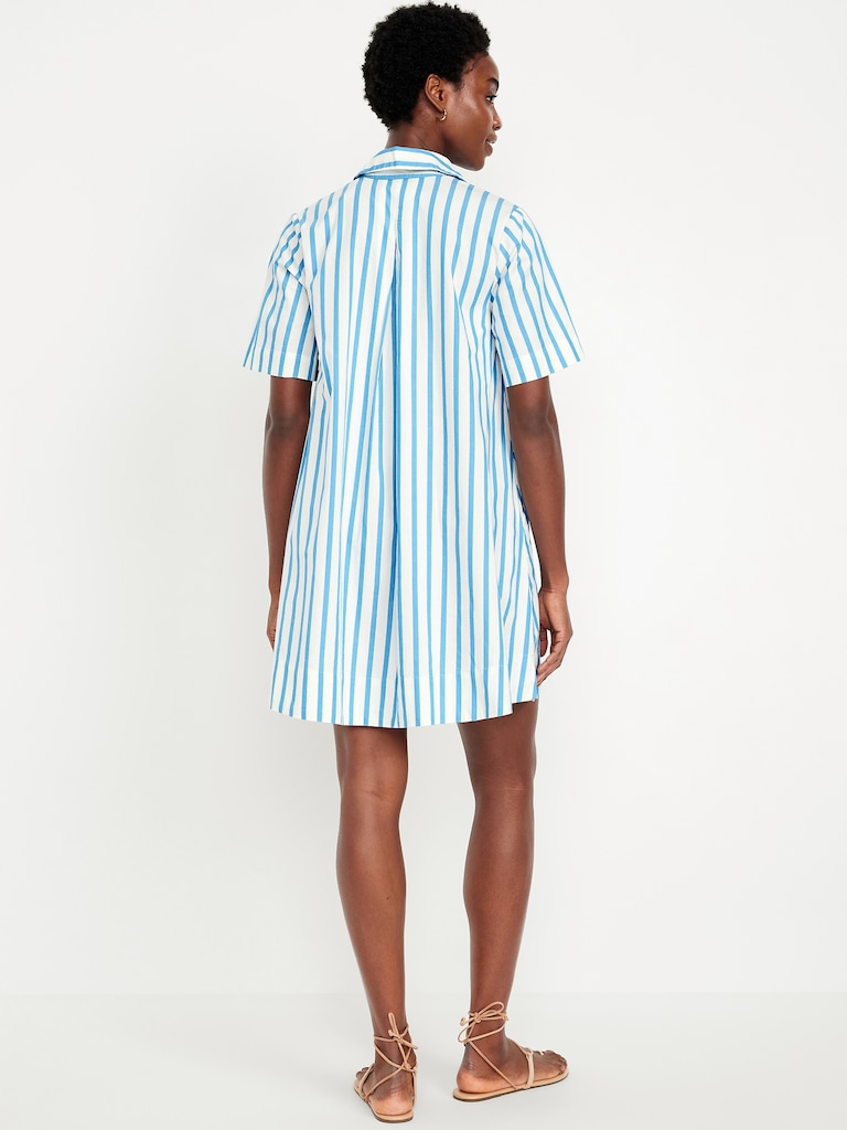 Mini Swing Shirt Dress
