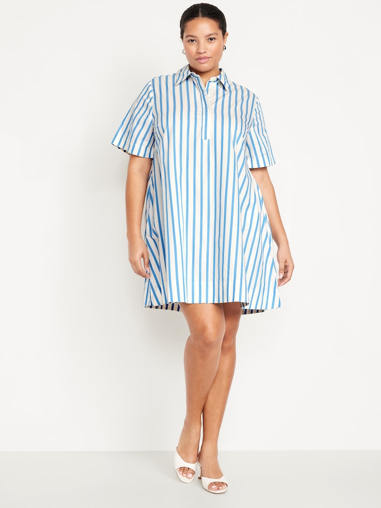 Mini Swing Shirt Dress