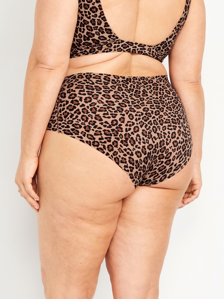 High-Waisted No-Show Brief Underwear