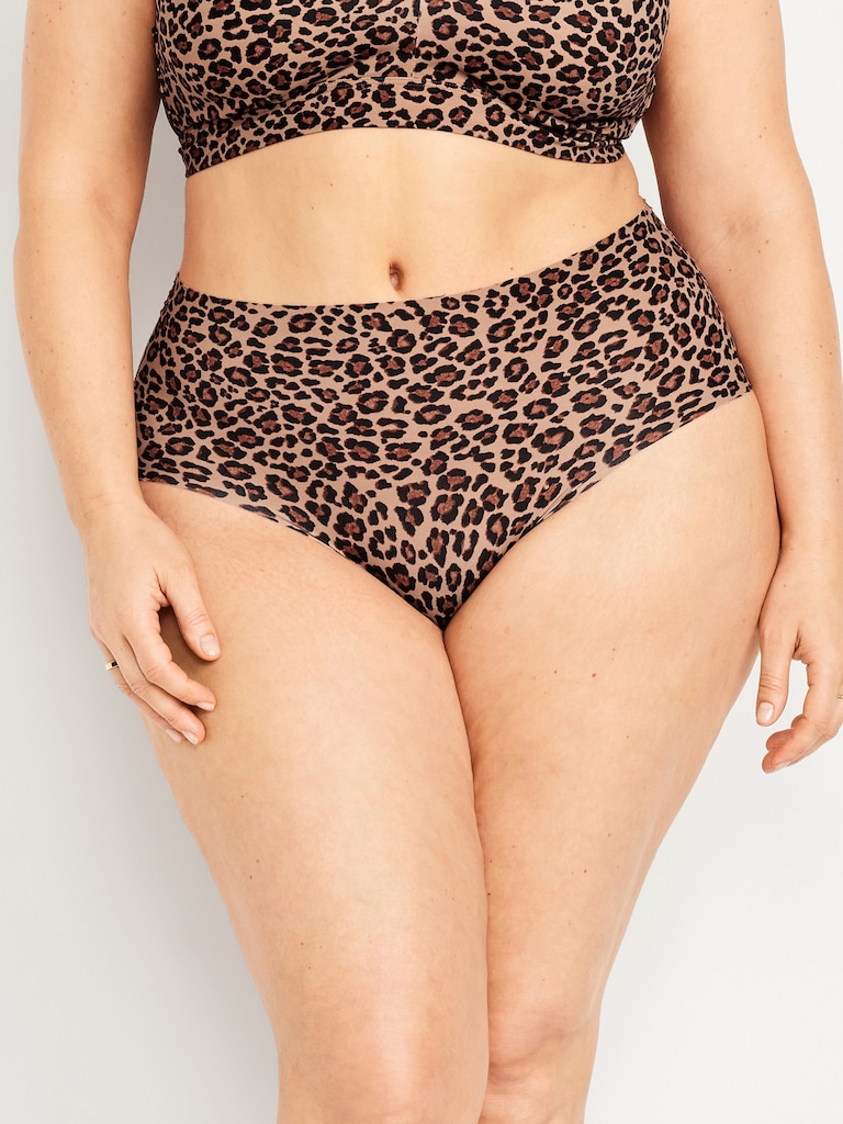 High-Waisted No-Show Brief Underwear