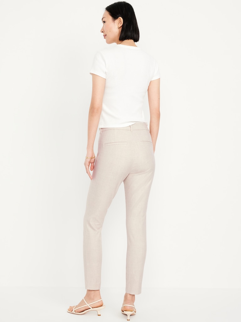 High-Waisted Pixie Skinny Ankle Pants
