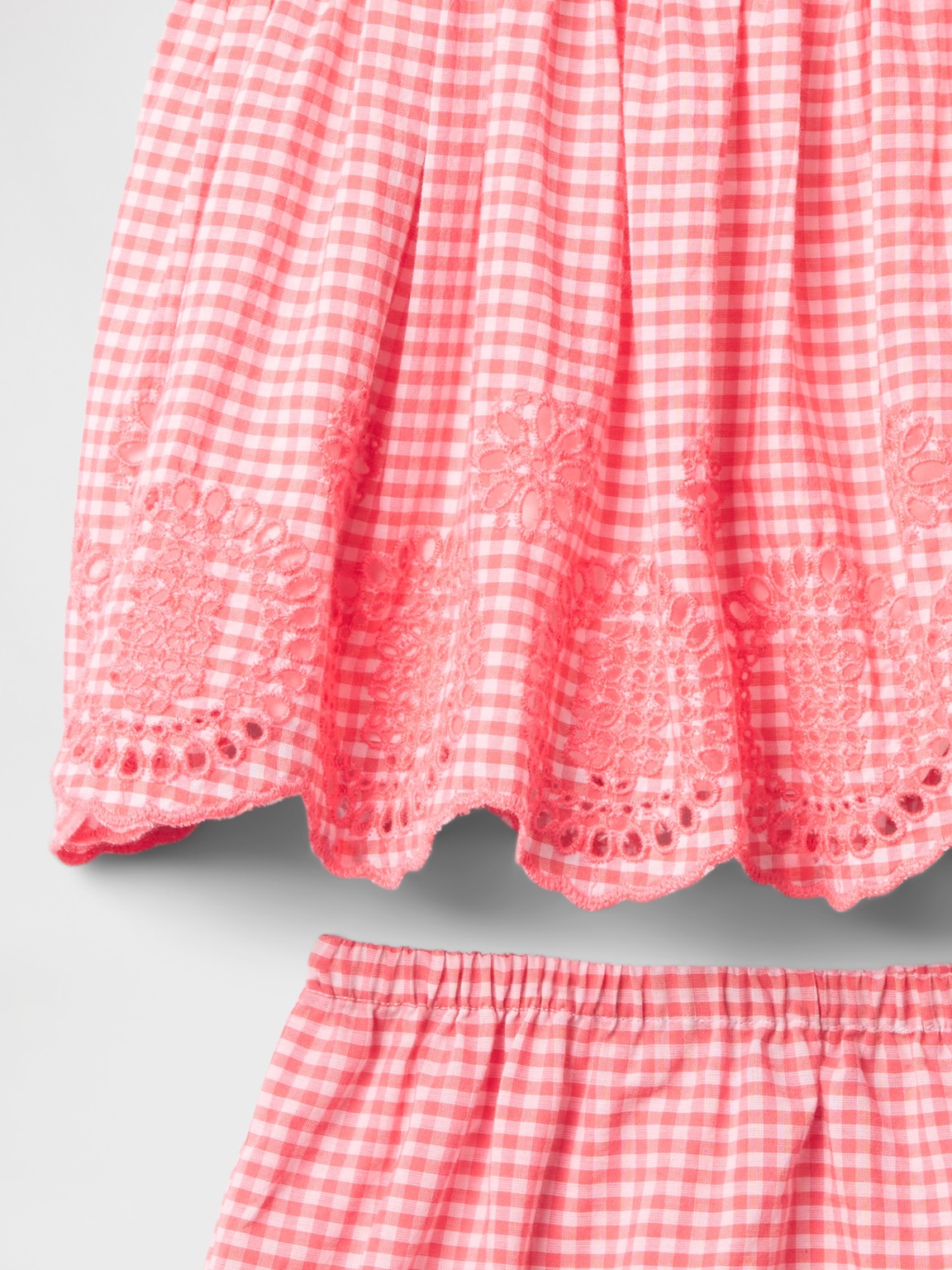 Baby Eyelet Cotton Outfit Set