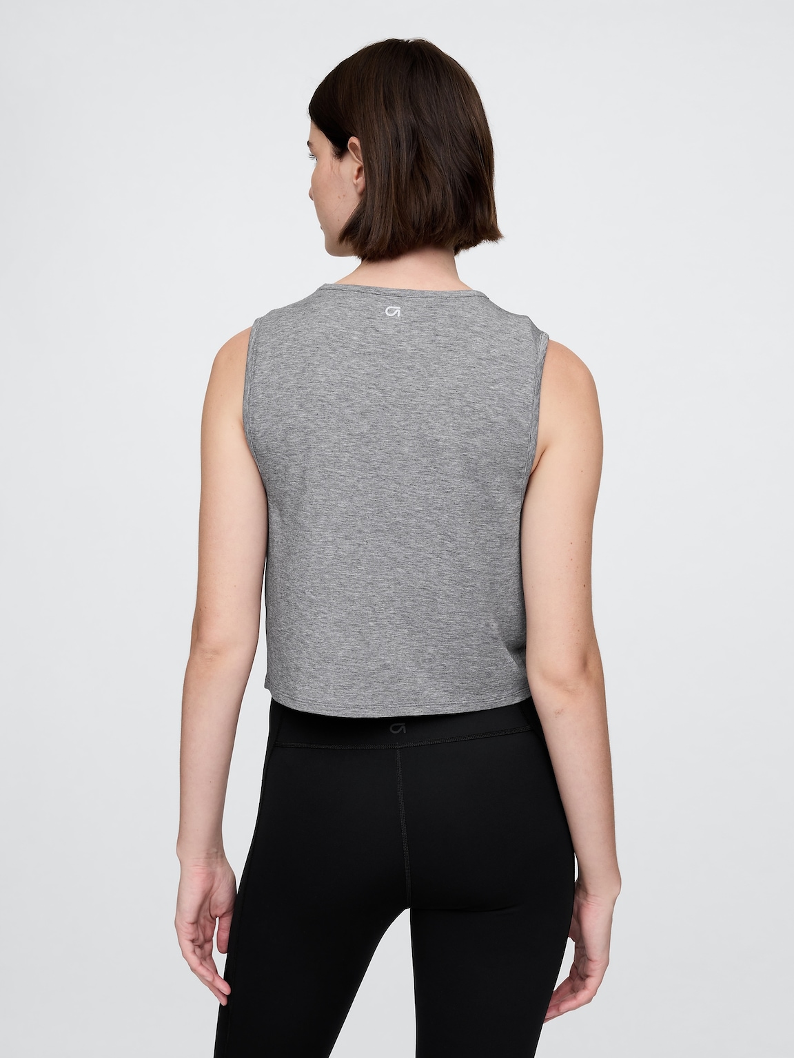 GapFit Breathe Crop Muscle Tank Top