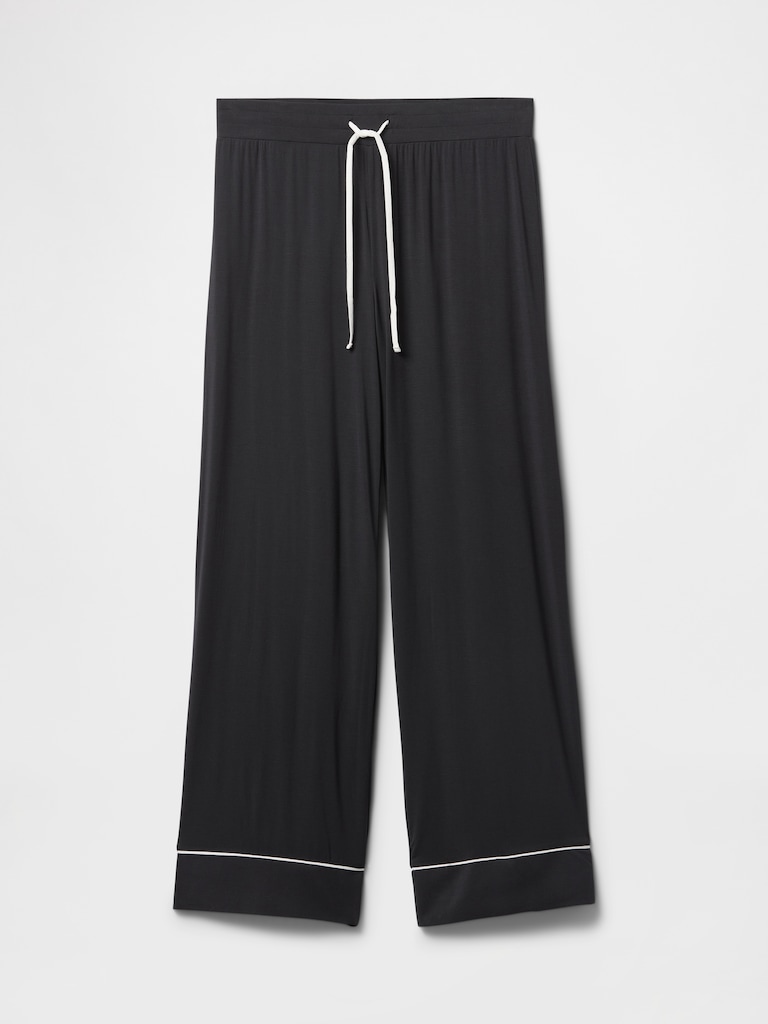 Modal Wide-Leg PJ Pants