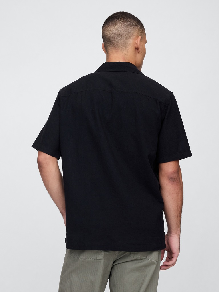 Linen-Blend Vacay Shirt in Standard Fit