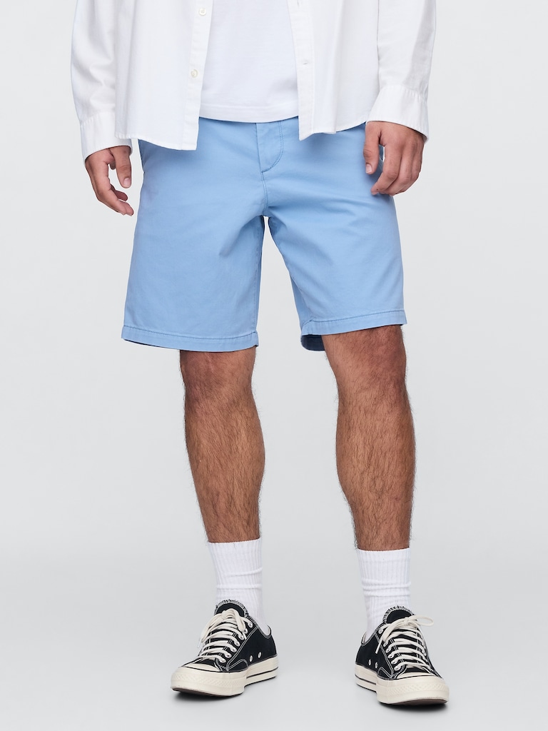 9" Essential Khaki Shorts