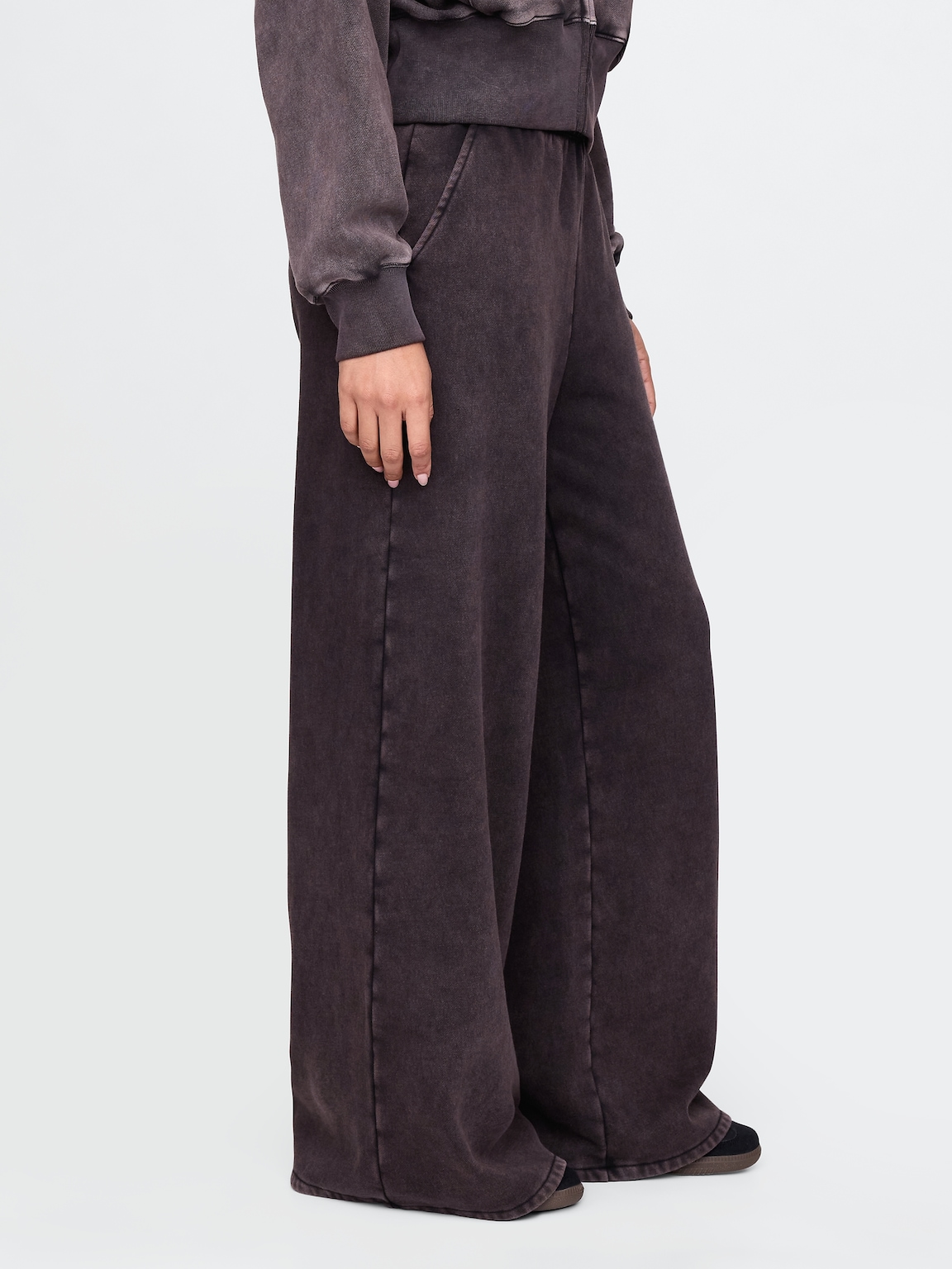 VintageSoft Baggy Wide-Leg Sweatpants