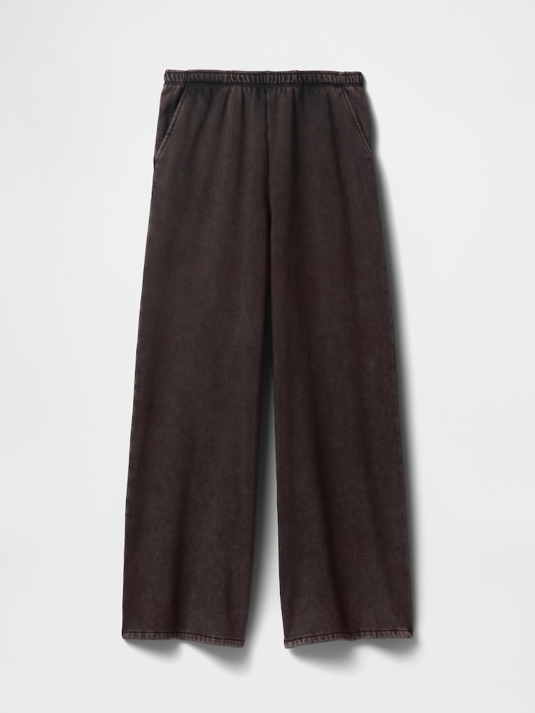 VintageSoft Baggy Wide-Leg Sweatpants