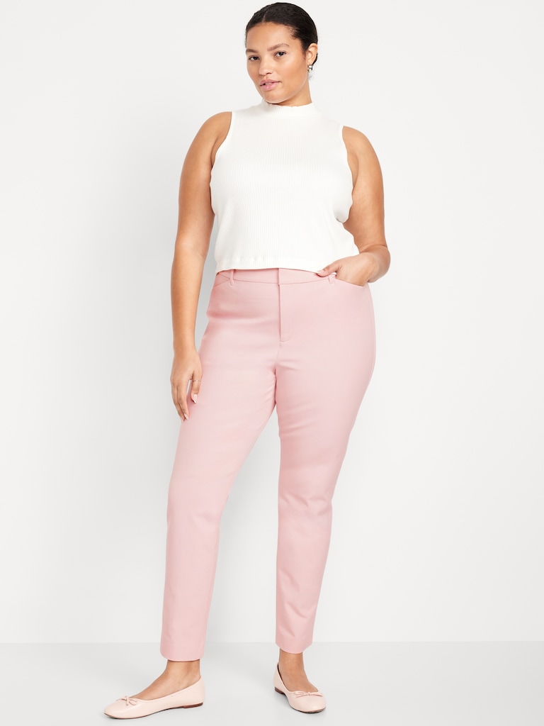 High-Waisted Pixie Skinny Ankle Pants