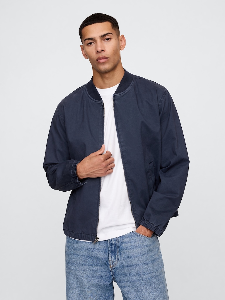 Relaxed Bomber Jacket
