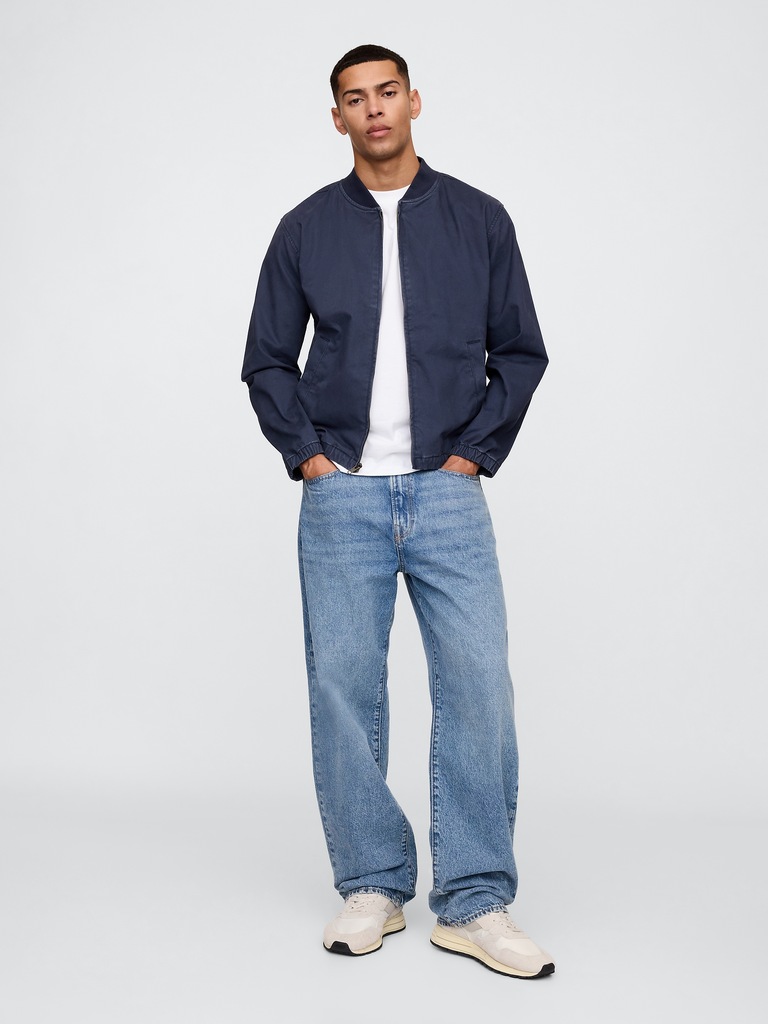 Relaxed Bomber Jacket