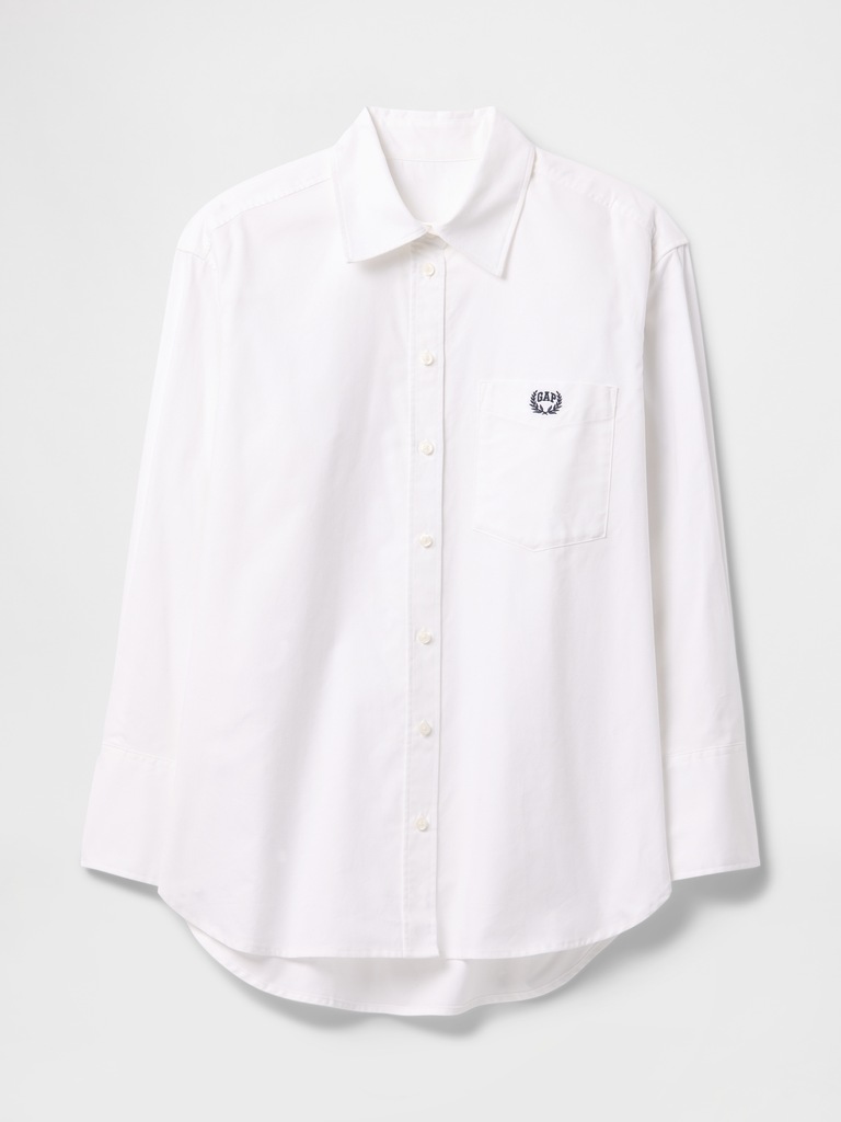 Organic Cotton Oxford Big Shirt