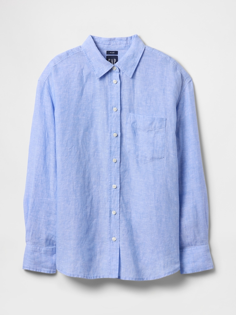 100% Linen Oversized Shirt