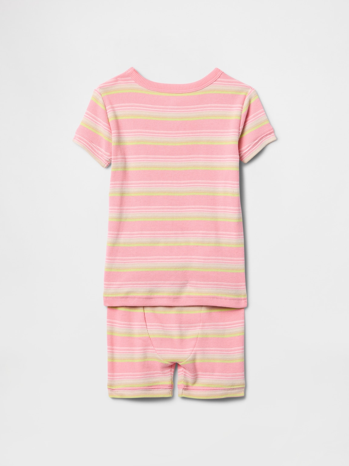 Baby & Toddler Organic Ribbed Cotton PJ Set
