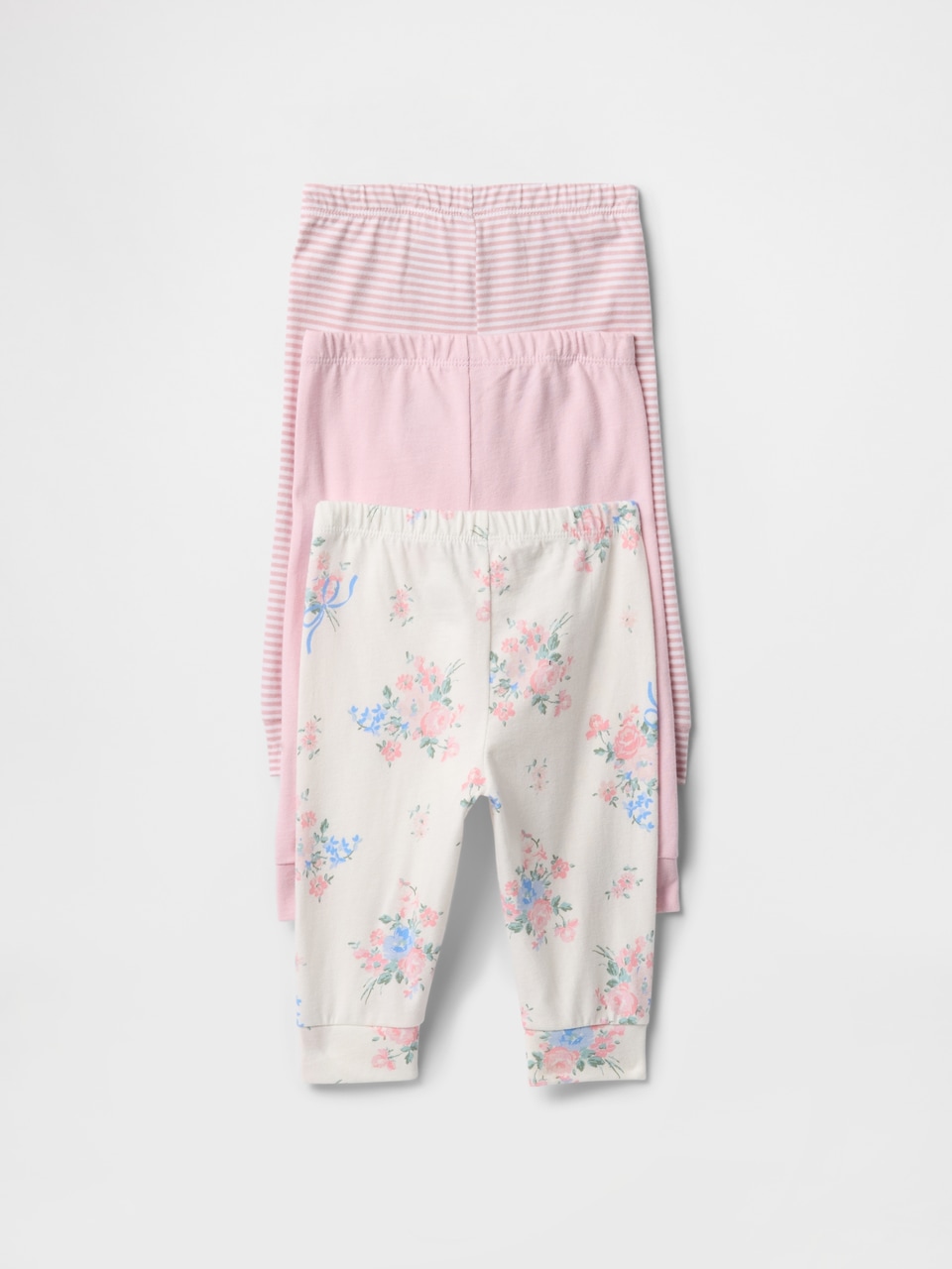 Baby First Favorites Organic Cotton Pull-On Pants (3-Pack)