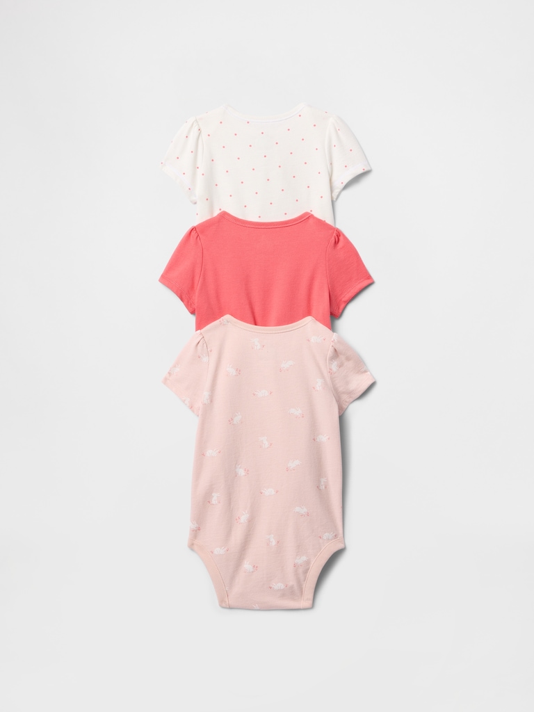 Baby First Favorites Organic Cotton Bodysuit (3-Pack)