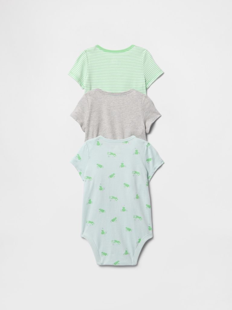 Baby First Favorites Organic Cotton Bodysuit (3-Pack)