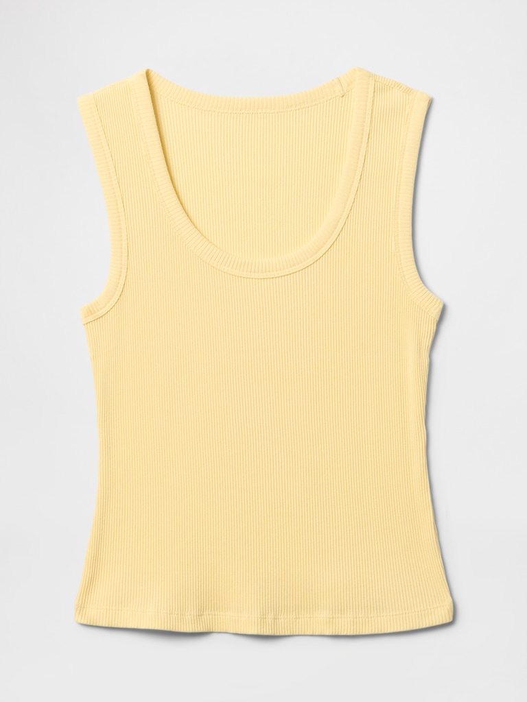 Rib Scoop Tank Top