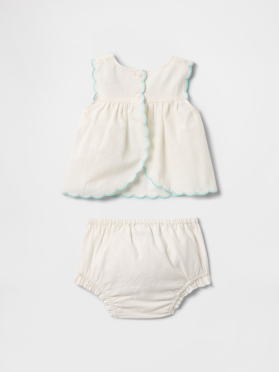 Baby Linen-Cotton Outfit Set