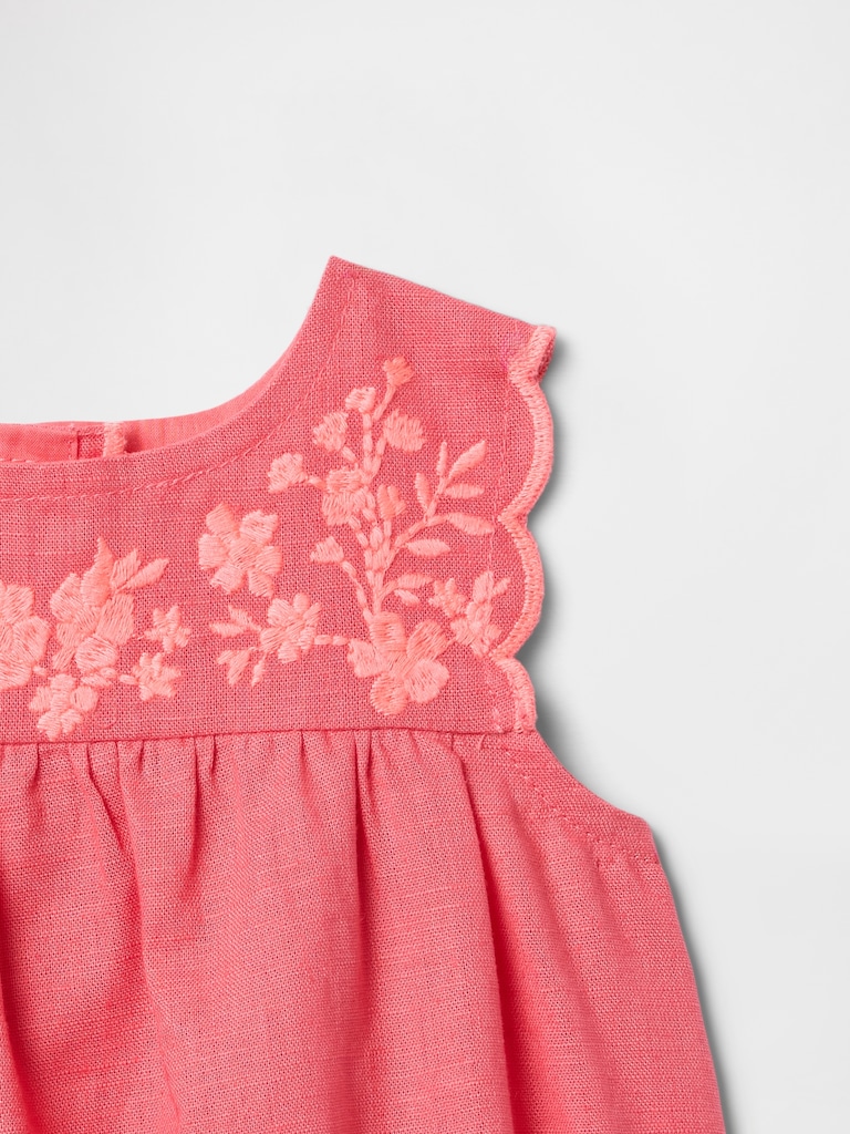 Baby Linen-Cotton Outfit Set
