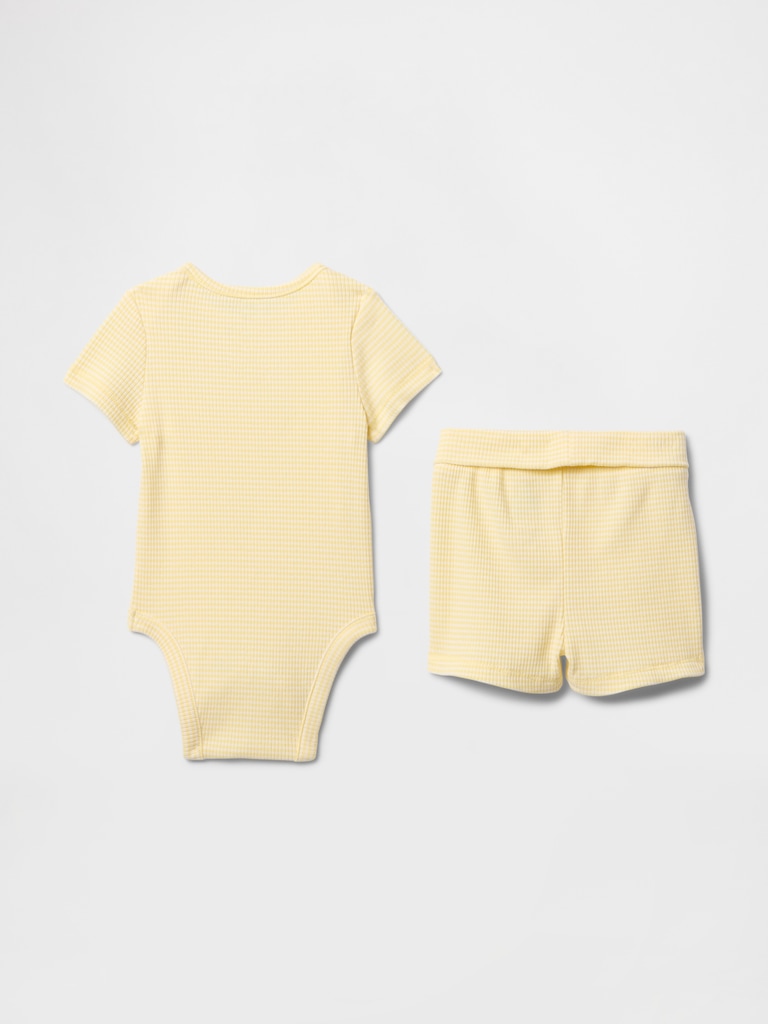 Baby Grow-With-Me TinyRib Outfit Set