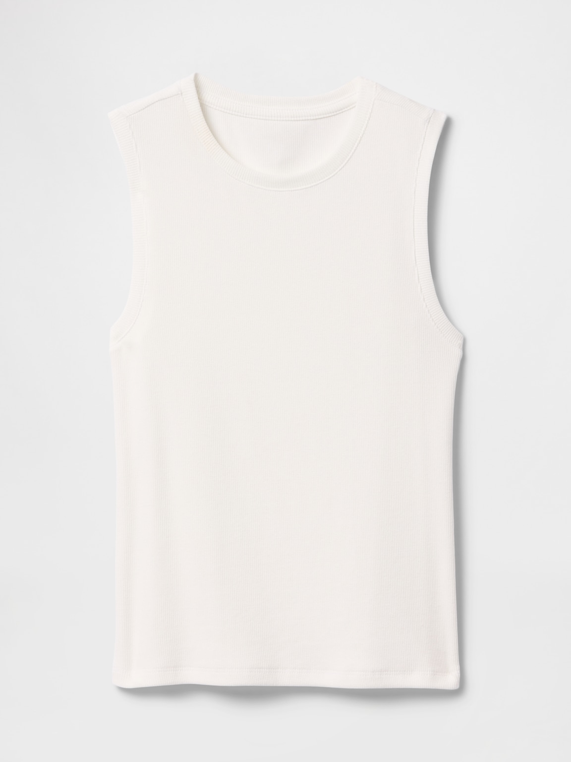 Modern Rib High-Neck Top