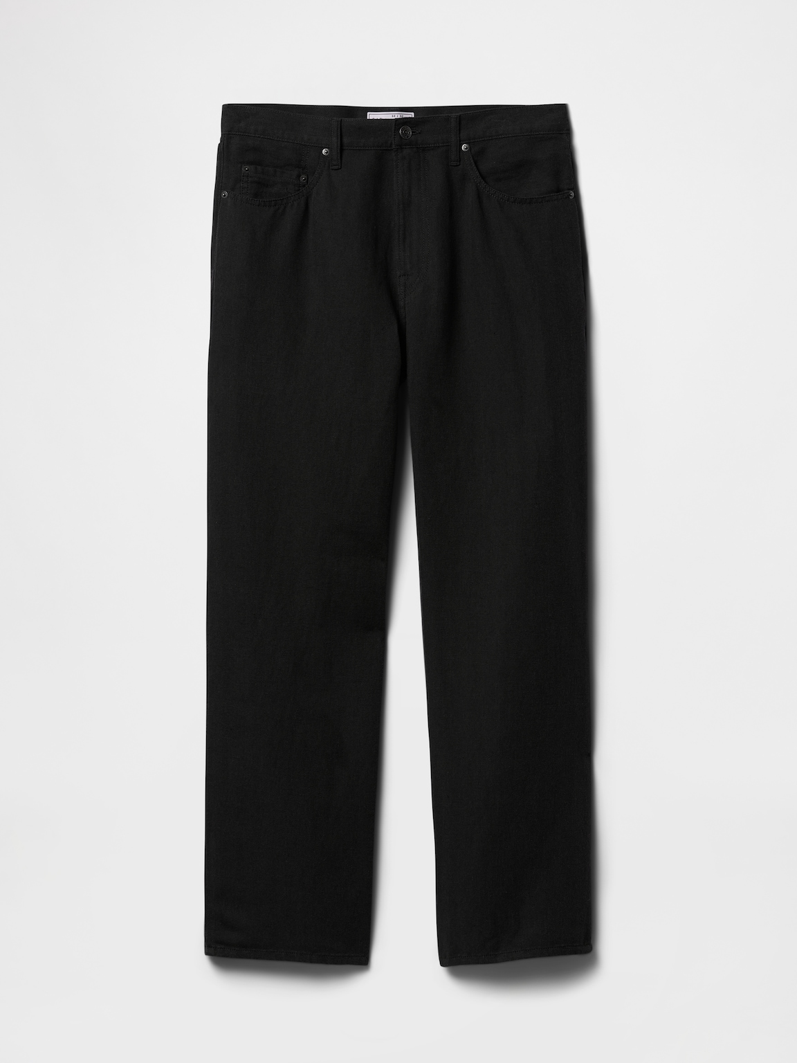 Linen-Cotton '90s Loose Herringbone Pants