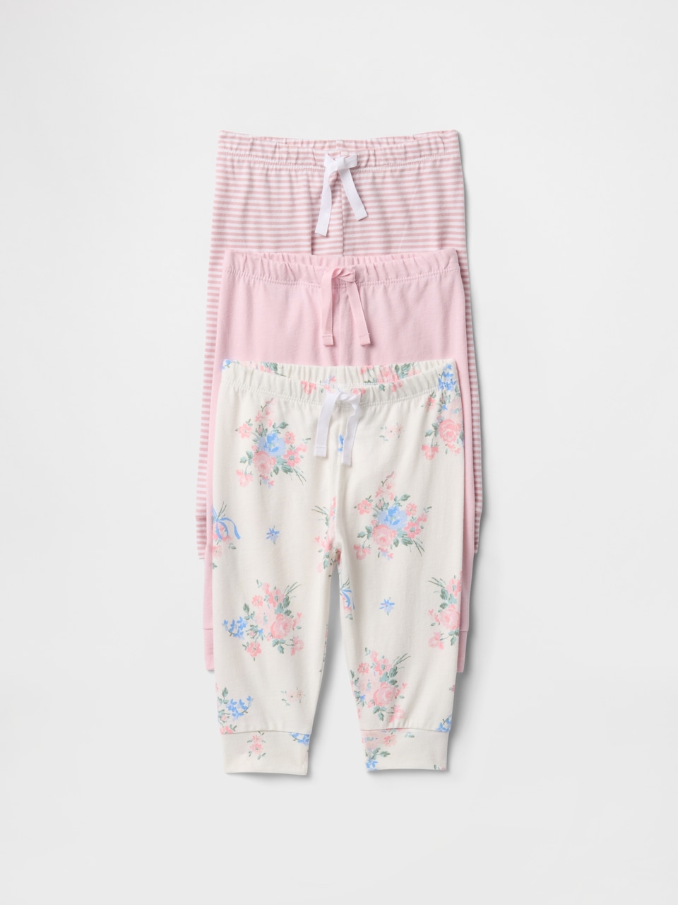 Baby First Favorites Organic Cotton Pull-On Pants (3-Pack)